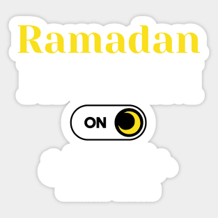 Ramadan Kareem Fasting Mode Is On 2022 Sticker